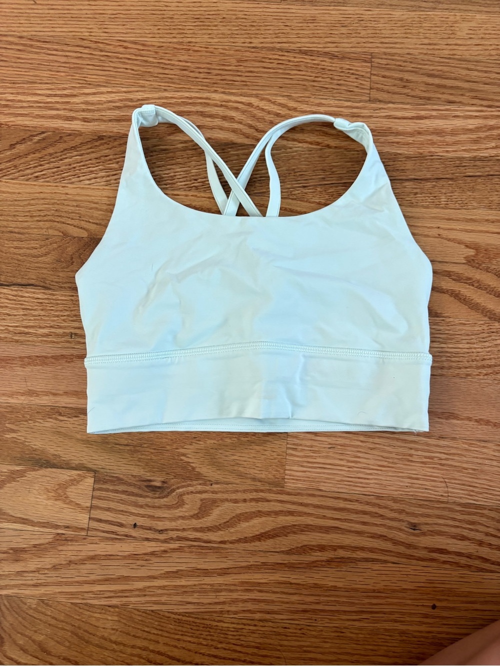 Lululemon Crossback Sports Bra — blueish White